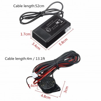 Hot Car Electromagnetic Parking Sensor No Holes\Easy install Parking Radar Bumper Guard Backup Reversing Parking System