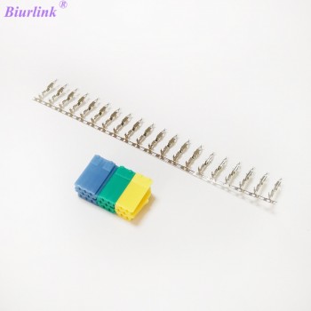 Biurlink 2018 New Aux Cable Connectors Mini ISO for VW Becker Fiat CD Changer