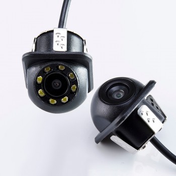 Car Rear View Camera 170 Degree Auto Reversing Parking Monitor 4 LED Night Vision CCD Infrared Waterproof HD Video