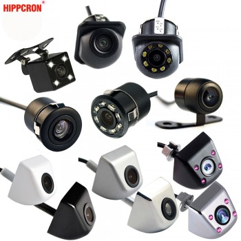 Car Rear View Camera 170 Degree Auto Reversing Parking Monitor 4 LED Night Vision CCD Infrared Waterproof HD Video