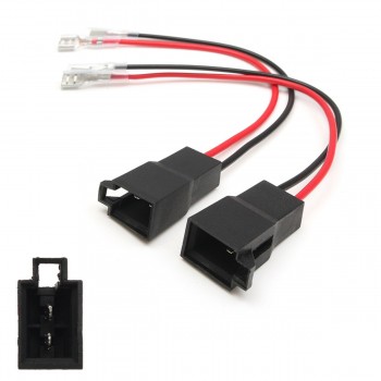 1 Pair 15cm  Speaker Adaptor Wire Connector for Vauxhall /Renault /Volkswagen /Nissan /Audi
