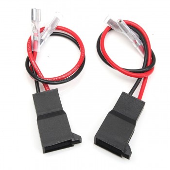 1 Pair 15cm  Speaker Adaptor Wire Connector for Vauxhall /Renault /Volkswagen /Nissan /Audi