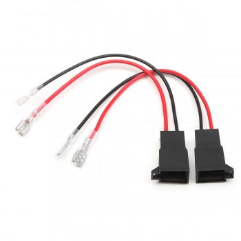 1 Pair 15cm  Speaker Adaptor Wire Connector for Vauxhall /Renault /Volkswagen /Nissan /Audi