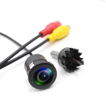 TUAO HD CCD Night vision Reverse Camera 140 Angle Car Rear view Camera IP67 DC 12V/24V Vehicle Camera for VW Ford Toyota amp; More