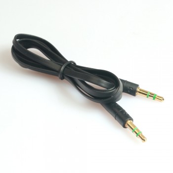 AUTO  car-styling  2018 hot sale Top noodle Aux Stereo 3.5mm 1 m Car Male to M AUX AUXILIARY sound Stereo Audio Data Cable MP3