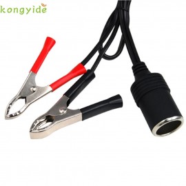 New Arrival  Car Battery Terminal Clip-on Cigarette Lighter Power Socket Adaptor 12v Camping  M26