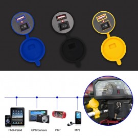 Motorbike Motorcycle USB Charger Power 12v Waterproof Motorcycle Motor USB Charger 12v Cigarette Lighter Socket Switch For Phone