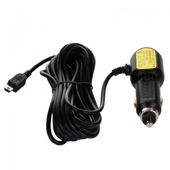 for Car DVR Camera GPS 3.5meter 5V 3.5A Curved mini USB Car Charger with 2 USB Port