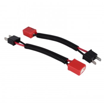Durable 2pcs 15cm H7 Headlight Bulb Car Socket Connector Plastic Ceramic Headlight Wiring Harness Adapter Connector