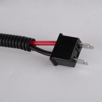 Durable 2pcs 15cm H7 Headlight Bulb Car Socket Connector Plastic Ceramic Headlight Wiring Harness Adapter Connector
