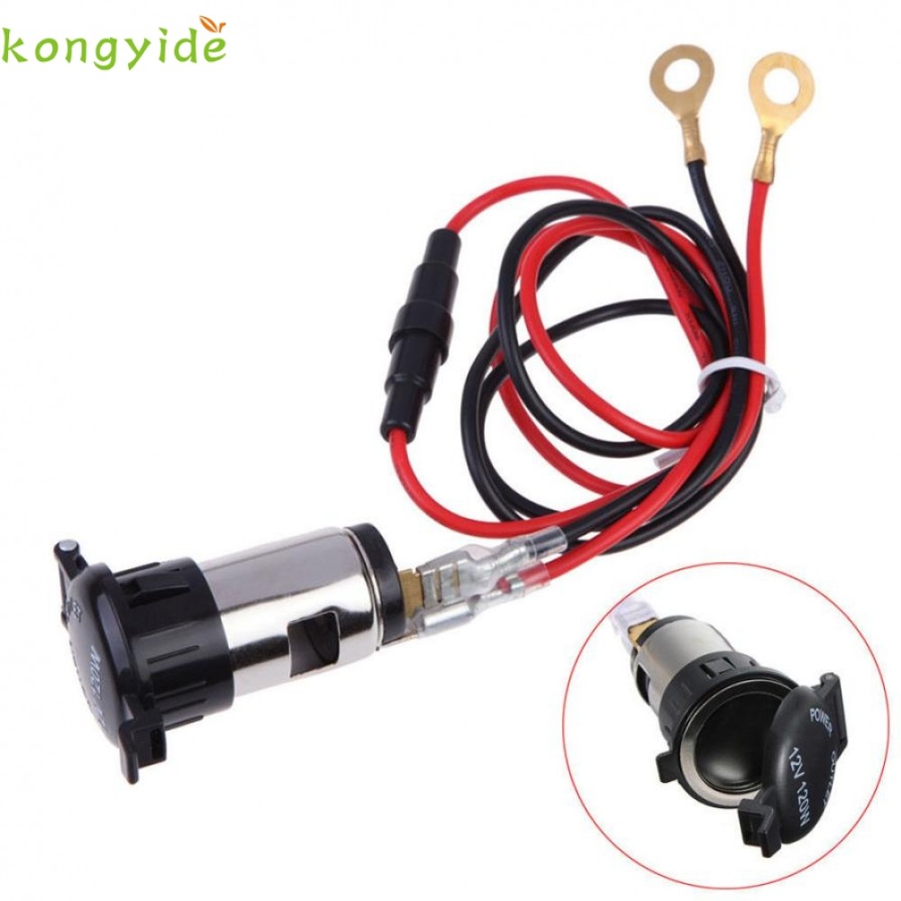 New Arrival  12V 120W Car Motorcycle Boat Tractor Cigarette Lighter Power Socket Outlet Plug  M26 nov23