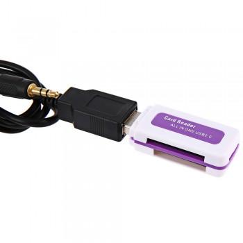 Replaitz Car CD Audio Adapter USB AUX Cable Interface MP3 SD Adapter 8P Connect Digital CD Changer for some 8pin connector cars