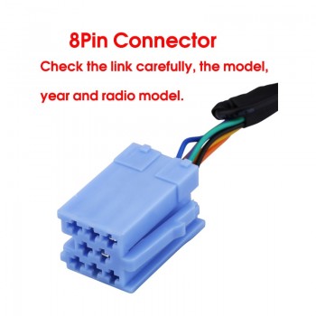 Replaitz Car CD Audio Adapter USB AUX Cable Interface MP3 SD Adapter 8P Connect Digital CD Changer for some 8pin connector cars