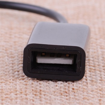 DWCX New Car Headphone Male AUX Audio Plug MP3 3.5mm Jack To USB 2.0 Female Converter Cord Cable Fit For VW Golf Audi Honda