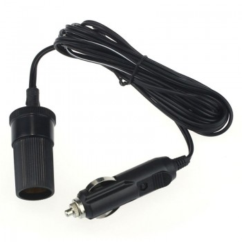 kongyide plastic and metal 80W 12V 24V 10A Car Accessory Cigarette Lighter Socket Extension Cord Cable 1-5m Drop Ship 18 Octo 12