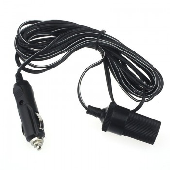 kongyide plastic and metal 80W 12V 24V 10A Car Accessory Cigarette Lighter Socket Extension Cord Cable 1-5m Drop Ship 18 Octo 12