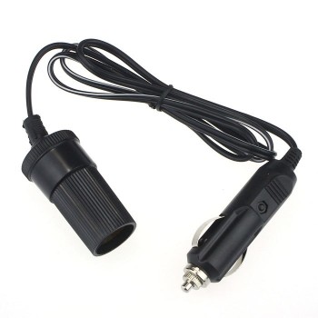 kongyide plastic and metal 80W 12V 24V 10A Car Accessory Cigarette Lighter Socket Extension Cord Cable 1-5m Drop Ship 18 Octo 12