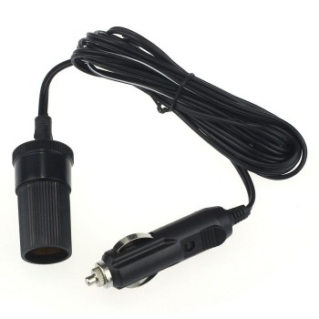 kongyide plastic and metal 80W 12V 24V 10A Car Accessory Cigarette Lighter Socket Extension Cord Cable 1-5m Drop Ship 18 Octo 12