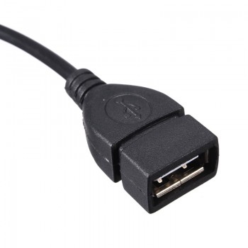 1pc 3.5mm Male Audio AUX Plug Jack To USB 2.0 AUX Cables Female Converter Adapter Cable For Most Cars