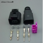 shhworldsea 1pcs 2Pin 1.5mm 1J0973802/1J0973702 Auto Temp sensor plug,deflation valve plug waterproof Electrical Wire connector