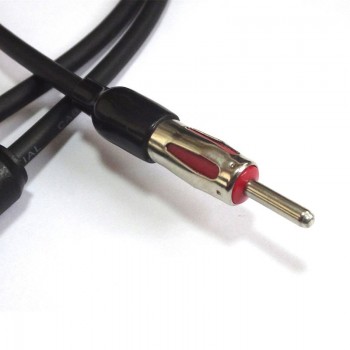 2 Female To 1 Male Plug Fashion Car Audio Cable Car Radio Stereo Antenna Splitter Y Adapter