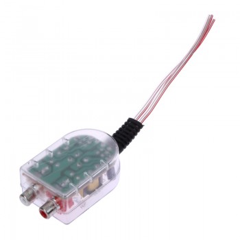 12V Universal RCA Line Car Stero Radio Converters Speaker High To Low Vehicle Amplifier Audio Impedance Converter Car Styling
