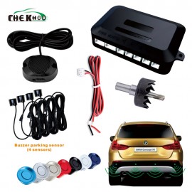 Car Auto Parktronic Buzzer Parking Sensor With 4 Sensor Reverse Backup Vehicle Radar Monitor Detector System Backlight Display