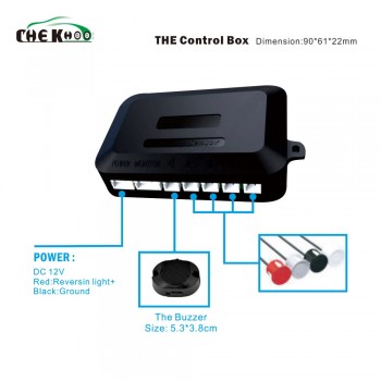 Car Auto Parktronic Buzzer Parking Sensor With 4 Sensor Reverse Backup Vehicle Radar Monitor Detector System Backlight Display