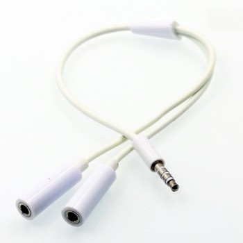 Dewtreetali 3.5 mm Jack Aux Audio Cable 1 Male to 2 Female Headphone Splitter Y Extension Cable for Car Phone Tablet Audio Cable
