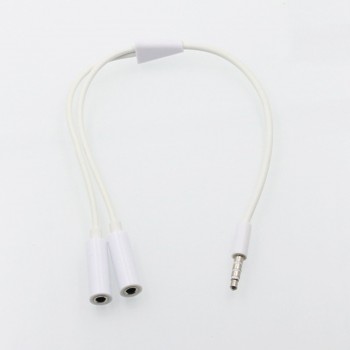 Dewtreetali 3.5 mm Jack Aux Audio Cable 1 Male to 2 Female Headphone Splitter Y Extension Cable for Car Phone Tablet Audio Cable