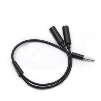 Dewtreetali 3.5 mm Jack Aux Audio Cable 1 Male to 2 Female Headphone Splitter Y Extension Cable for Car Phone Tablet Audio Cable