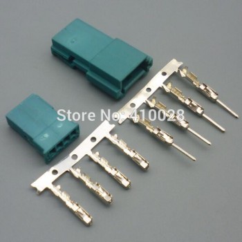 shhworldsea 5/30 /100 sets 4Pin Tachograph plug/sensor plug /GT door light atmosphere connector,968813-9 C amp; 0-1452576-8 for BMW