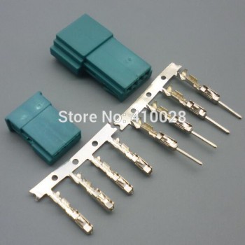 shhworldsea 5/30 /100 sets 4Pin Tachograph plug/sensor plug /GT door light atmosphere connector,968813-9 C amp; 0-1452576-8 for BMW
