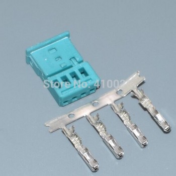 shhworldsea 5/30 /100 sets 4Pin Tachograph plug/sensor plug /GT door light atmosphere connector,968813-9 C amp; 0-1452576-8 for BMW