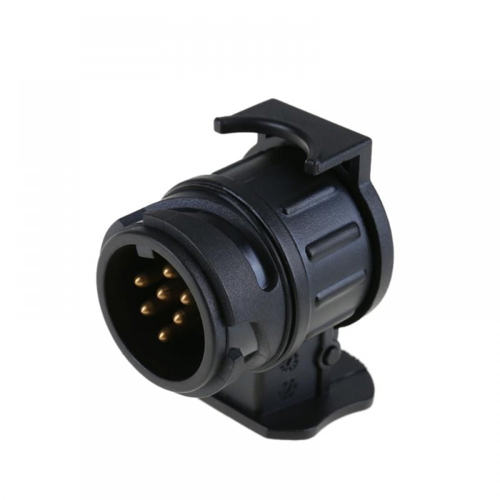 13 Pin to 7 Pins Electrical Male Socket Converter Vehicle Car Truck Connector EU Standard Round Hole Trailer Plug 70 x 65 x 45 m
