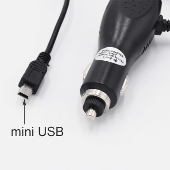 XCGaoon 3.5meter 5V 2A mini USB Car Charger Adapter with Switch for Car DVR Camera Video Recorder / GPS input DC 12V - 24V