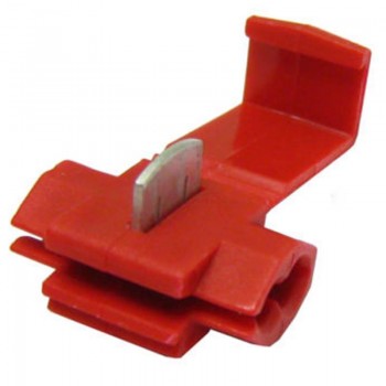 Vehemo 20Pcs Red Blue Electrical Cable Connectors Fast Quick Splice Lock Wire Terminals Crimp Scotchlocks Snap On Connector