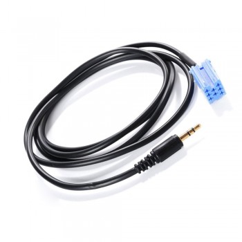 AUX Input Lead 3.5mm Jack Car Radio MP3 Auxiliary Adapter For Volkswagen MINI ISO 8Pin Socket