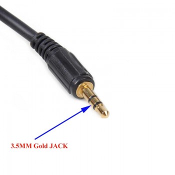AUX Input Lead 3.5mm Jack Car Radio MP3 Auxiliary Adapter For Volkswagen MINI ISO 8Pin Socket