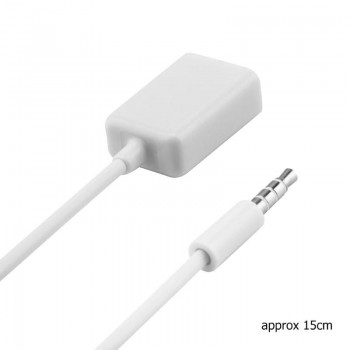 3.5mm Male Audio AUX Jack to USB 2.0 Type A Female OTG Converter Adapter Cable Wire Cord Stereo Audio Plug Car Accessories