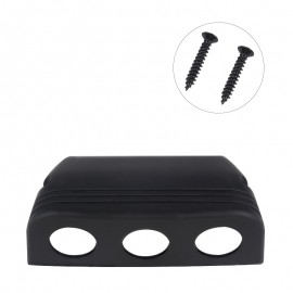 1/2/3/ Hole Motorcycle Car Cigarette Lighter Socket Cover Base For Truck Auto Boat Cigarette Lighter Power Adapter Tent Black