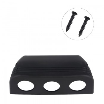 1/2/3/ Hole Motorcycle Car Cigarette Lighter Socket Cover Base For Truck Auto Boat Cigarette Lighter Power Adapter Tent Black