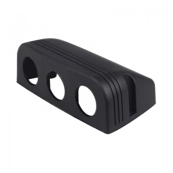 1/2/3/ Hole Motorcycle Car Cigarette Lighter Socket Cover Base For Truck Auto Boat Cigarette Lighter Power Adapter Tent Black