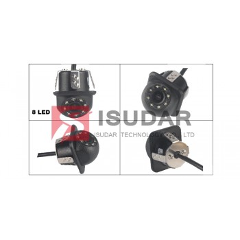 Isudar Rear Camera 8 LED HD  With Night Vision 170 Degree Waterproof Reverse Camera Color Image
