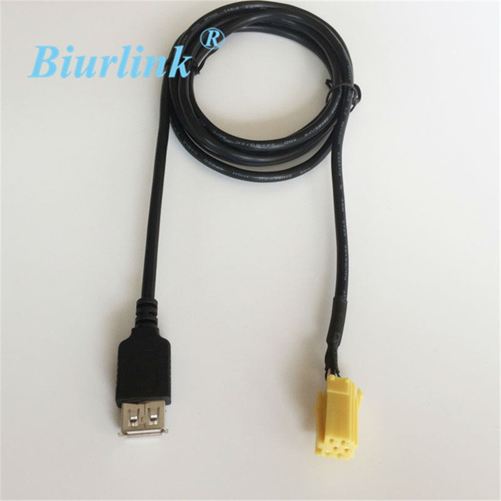 MINI ISO 6 Pin USB Cable Adapter for Fiat Grande Punto