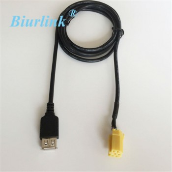 MINI ISO 6 Pin USB Cable Adapter for Fiat Grande Punto