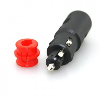 Universal Male Cigarette Lighter with 8Amp Fuse Din Plug Euro-Style Socket Adapters car-styling accessories