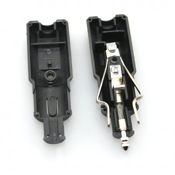 Universal Male Cigarette Lighter with 8Amp Fuse Din Plug Euro-Style Socket Adapters car-styling accessories