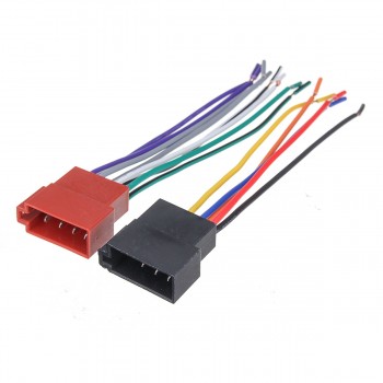 Universal Car Stereo Female ISO Radio Plug Adapter Wiring Cable Stereo Harness