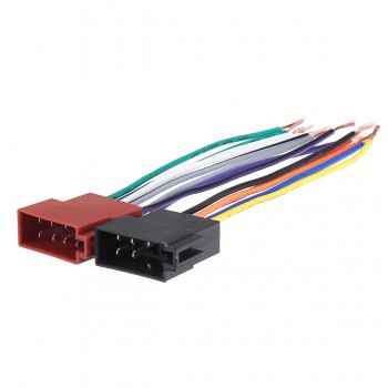 Universal Car Stereo Female ISO Radio Plug Adapter Wiring Cable Stereo Harness